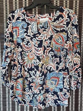 Alfred Dunner 3/4 Sleeve Blouse Medium